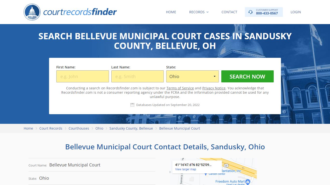 Bellevue Municipal Court Case Search - Sandusky County, OH - RecordsFinder