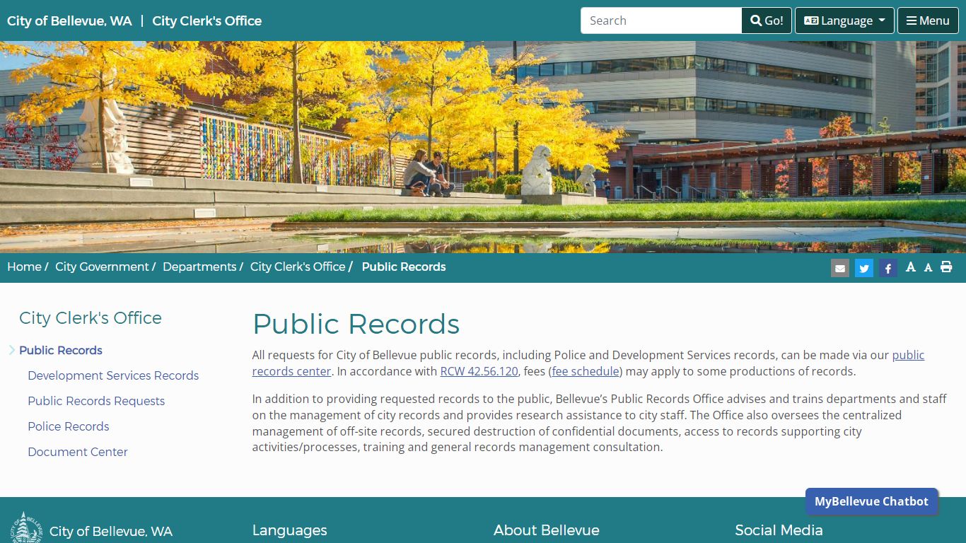 Public Records | City of Bellevue